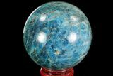 Bright Blue Apatite Sphere - Madagascar #83372-1